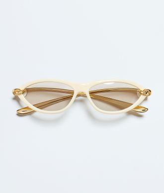 Bottega Veneta Knot Cat Eye Sunglasses - Bottega Veneta