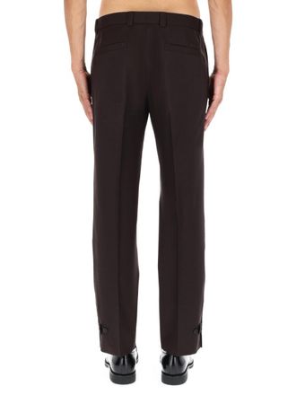 Gucci Wool Gabardine Trousers - Black