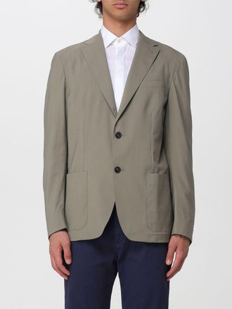 Corneliani Blazer monopetto in seta e lana
