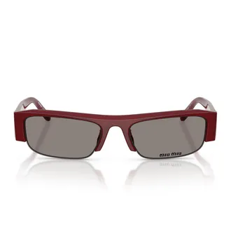 Miu Miu Sunglasses Mub07 S 21 I80 Q Burgundy Opaline/Dark Grey Women