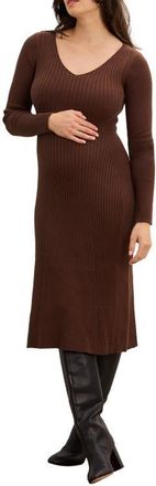 Hatch The Dasha Sweater Dress in Chocolate at Nordstrom, Size 2