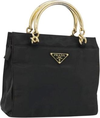 Prada Pre-owned Nylon Handbag - unisex - Prada Vintage - Vintage Handbags - Black - ONE SIZE - Pre-owned