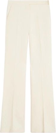 Max Mara Wide Trousers, female, Beige, Size: 2XS Wide Trousers