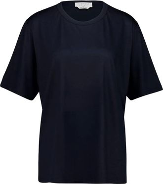 Gabriela Hearst T-shirt Kirby girocollo in cashmere - Blu