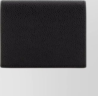 Thom Browne leather foldover card holder