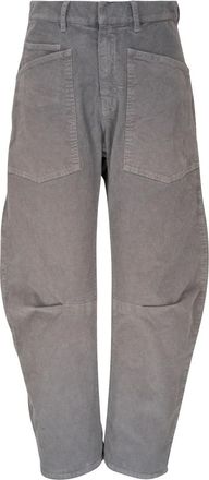Nili Lotan Dames, Broeken, Grijs, Maat: 3XS Corduroy