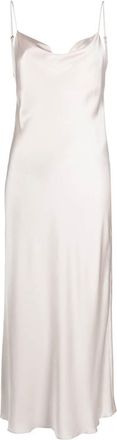Dorothee Schumacher silk midi dress - women - Silk/Spandex/Elastane/Silk - 4 - Neutrals