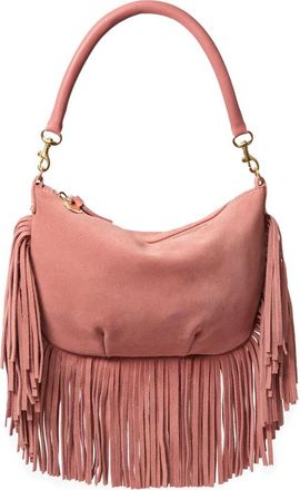 Clare Vivier Petit Moyen Woven Messenger Bag in Rose Clay at Nordstrom