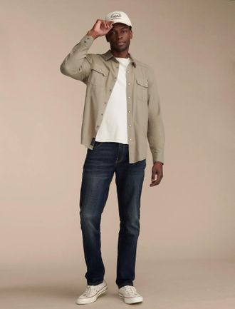 Lucky Brand Mens 223 Straight Coolmax Stretch Jean