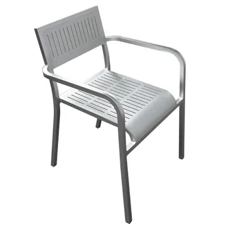 Alco Sillon Aluminio Mate 70550a, Sill&oacute;n Aluminio Mate 70550a. -marca:. -sill&oacute;n Para Exterior, Ideal Para Jardines, Terrazas, Porches Y Otros Espacios De E