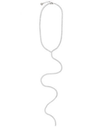 Cloverpost Jana 14K Plated CZ Lariat Necklace