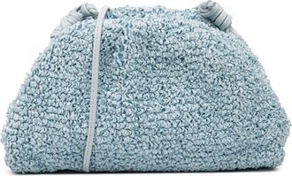 Bottega Veneta Pre-owned Womens The Pouch Clutch - Light Grey Leather - One Size