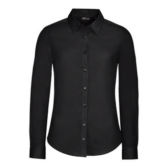 SOLS Dames/Dames Blake Stretch Shirt Met Lange Mouwen (Zwart)