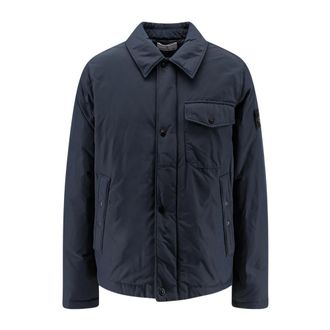 Stone Island Heren, Jassen, Blauw, Maat: S Polyamide