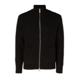 Paolo Pecora Zip-throughs - Heren - Vesten met rits - Zwart - S - Hoodies & sweatvesten