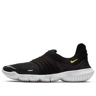 Nike (WMNS) Nike Free RN Flyknit 3.0 Black Volt AQ5708-001