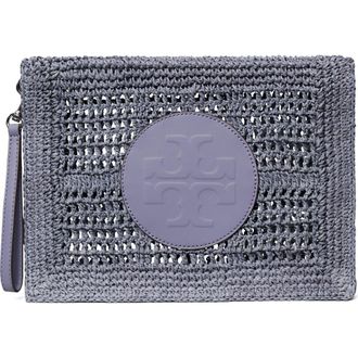 Tory Burch Ella Hand Crochet Wristlet in Gray at Nordstrom