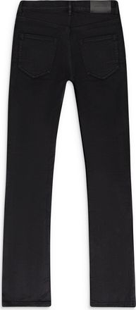 Purple RESIN FLARE BLACK SKINNY JEANS
