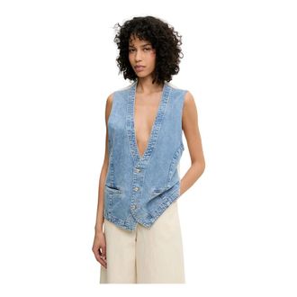 Moschino Mujer, Chaquetas, Azul, Talla: S