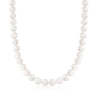 Ross-Simons 10-11mm Cultured Pearl Necklace With Sterling Silver Magnetic Clasp