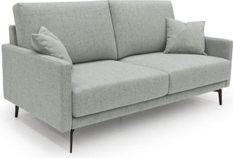 Divani.Store Saturno Sof&aacute; Moderno En Tela Suave E Impermeable 160 Cm Gris Claro