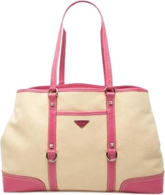 Prada Pre-owned Vintage Tote Bag - Dames - Vintage Shopper - Veelkleurig - ONE Size - Leer - Vintage