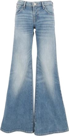 7 For All Mankind Jeans a zampa a vita bassa blu sfumato - - Jeans - Donna - Blu - W26