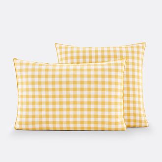 La Redoute Interieurs Kussensloop in katoen, Veldi jaune