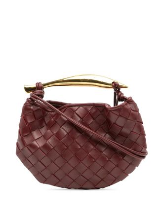 Bottega Veneta 2021-2025 Baby Lambskin Intrecciato Sardine satchel - women - Lambskin - One Size - Red