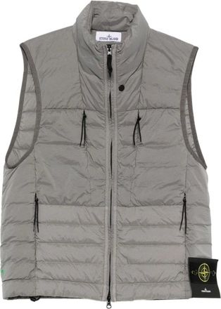 Stone Island Jassen, Heren, Grijs, S, Grijze Jassen voor Stijlvolle Outfits