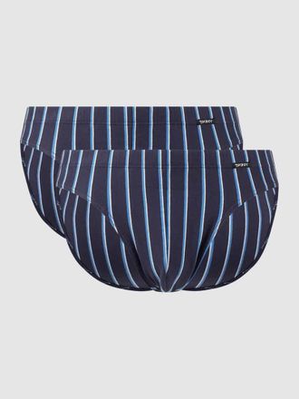 Skiny Skiny Slip mit Stretch-Anteil im 2er-Pack in Dunkelblau, Gr&ouml;&szlig;e S