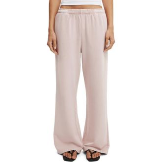 Cotton On Womens Classic Fleece Wide Leg Sweatpant in Washed Spellbound at Nordstrom, Size Xxx-Small