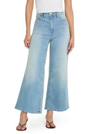 Good American Soft-Tech Good Waist Crop Palazzo Jeans in Indigo1225 at Nordstrom, Size 15