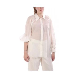 Marella Dames, Blouses & Shirts, Beige, Maat: XL