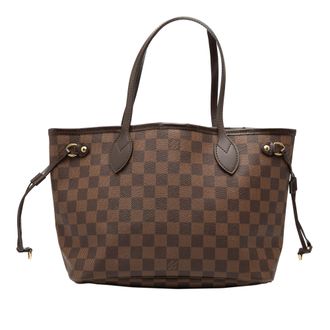 Louis Vuitton Coated Canvas Damier Ebene Neverfull PM