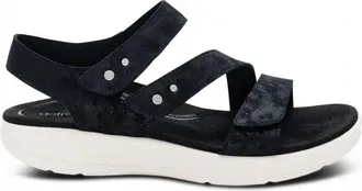 Aetrex Womens Savannah Sandal In Black
