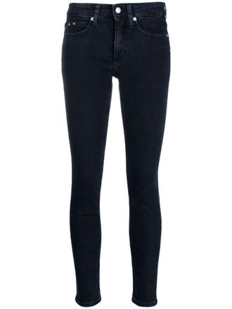 Calvin Klein Jeans mid-rise skinny jeans - Blue