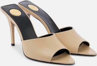 Saint Laurent Mules Romy 90 in pelle