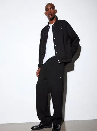 HUGO BOSS Mens Dabin flat-rib jersey pant