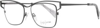 Yohji Yamamoto Zwarte Dames Optische Monturen- Titanium- Full-Rim - Dames - Brillen - Zwart - ONE Size - Accessoires