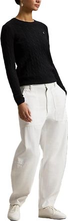 Ralph Lauren Wool-Cashmere Crewneck Sweater - Black
