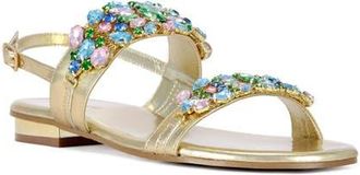 Azalea Wang Moselle Sandal in Goldmulti at Nordstrom, Size 10