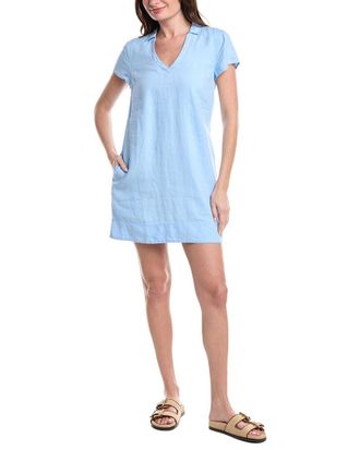 Tommy Bahama Two Palms Collared Linen Shift Dress