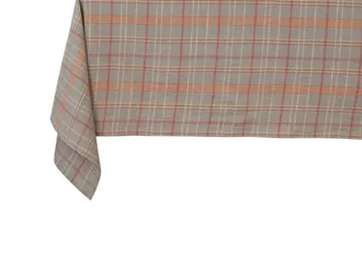 Creative Co-op Woven Cotton Plaid Tablecloth In Multi Color