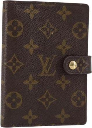 Louis Vuitton Pre-owned Canvas Portemonnee - Dames - Vintage Accessoires - Bruin - ONE Size - Vintage