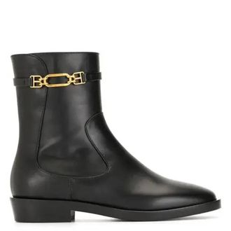 Bally Darcie Dema Leather Ankle Boots