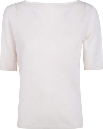 Majestic Linen Boat Neck Sweater