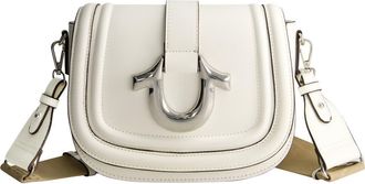 True Religion Saddle Bag with Gold Hardware in White at Nordstrom