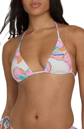 Billabong Sweet Escape Remi Triangle Bikini Top in Salt Crystal at Nordstrom, Size X-Large