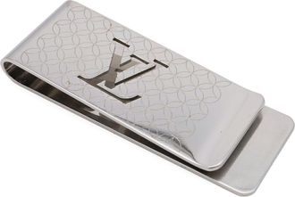 Louis Vuitton Silver Stainless Steel Money Clip (Pre-Owned)